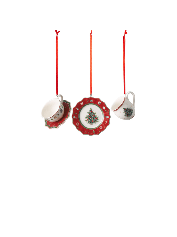 3-tlg. Ornamente Geschirrset Toy's Delight Decoration in Bunt