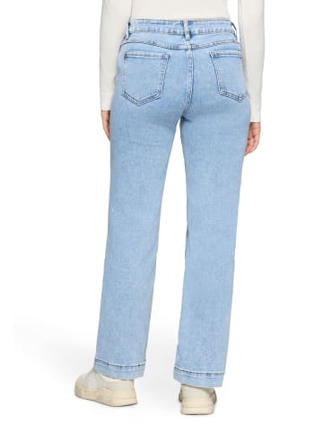 CARTOON Stretch-Jeans mit Strass in Light Blue Denim