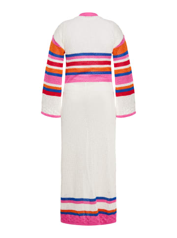 ebeeza Damen Cardigan in WOLLWEISS MEHRFARBIG