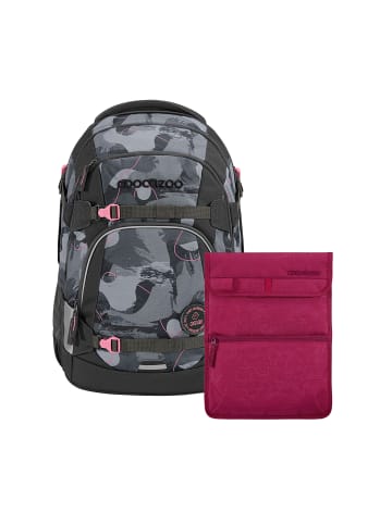 Coocazoo MATE Bubble Brush, inkl. Tablet-Tasche, 2-teilig in Rosa