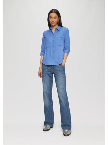 QS Bluse langarm in Blau
