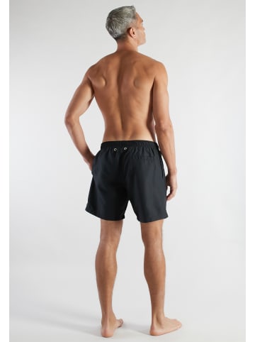 Bugatti Badeshorts Amalfi in schwarz-dunkel-uni