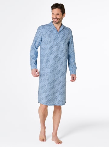 WITT WEIDEN Nachthemd in hellblau-gemustert