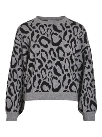 Vila Pullover in Medium Grey Melange