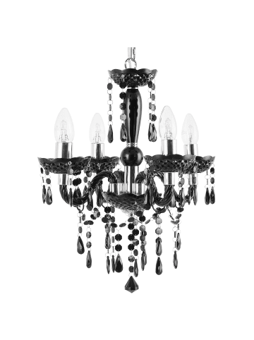 Beliani Pendelleuchten KALANG in Schwarz - (W) 50 x (H) 135 x (L) 50 cm