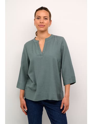 Kaffe Langarm-Bluse KAthea Regular fit in Balsam Green