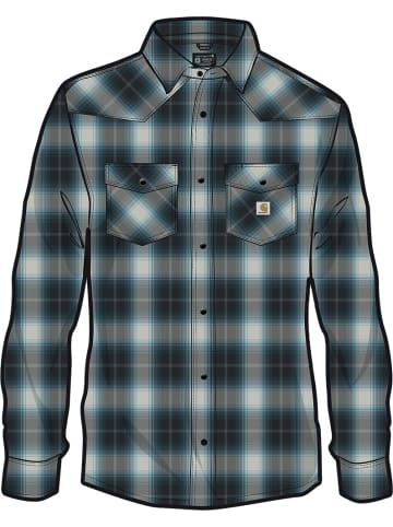 CARHARTT  Hemd "Snap- Front 107016" in Schwarz