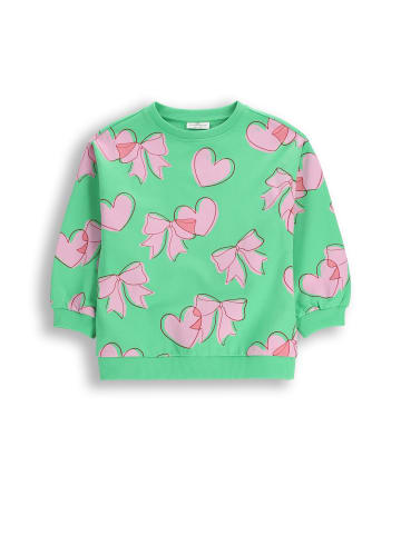 Coccodrillo Baumwoll-Sweatshirt in grün