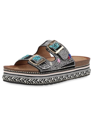 VAN HILL Pantoletten Isabella in Schwarz