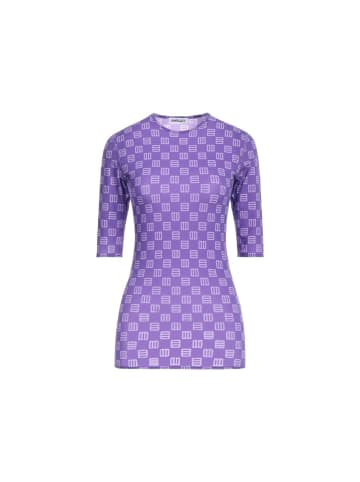 Lila Elasthan T-Shirt
