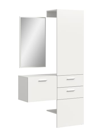 xonox.home Garderobenkombination  (B/H/T: 104x190x36 cm) in weiß 