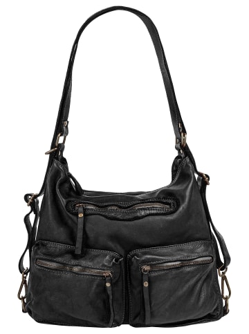 Samantha Look Shopper echt Leder in schwarz