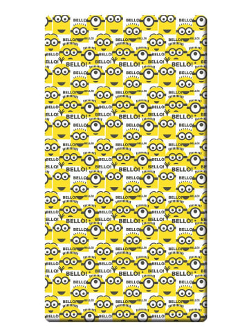 Global Labels Renforcé Spannbettlaken 100x200cm Minions in Gelb