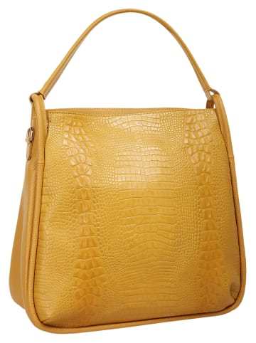 Samantha Look Shopper echt Leder in gelb