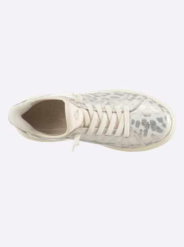 Jana Sneaker in goldfarben-gemustert