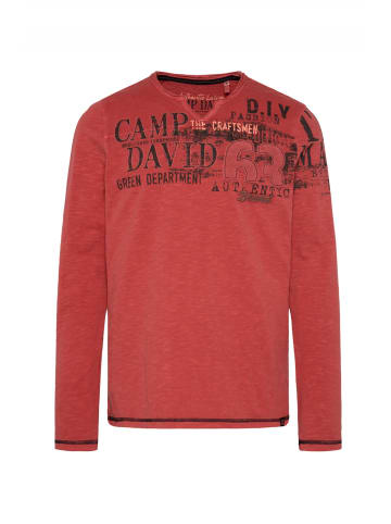 CAMP DAVID  T-Shirt 'The Craftsmen' in rot