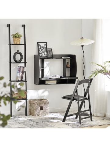 SoBuy Wandtisch in Schwarz - (B)82 x (H)60 x (T)39cm