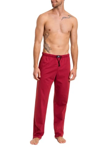 Haasis Bodywear Pyjamahose in weinrot