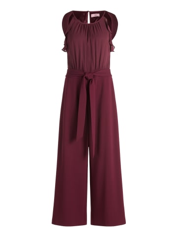 Vera Mont Jumpsuit mit Volant in Deep Dahlia