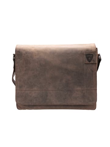 Strellson Messenger 'Richmond Jeremy in Dunkelbraun 39 x 31 x 9 cm'