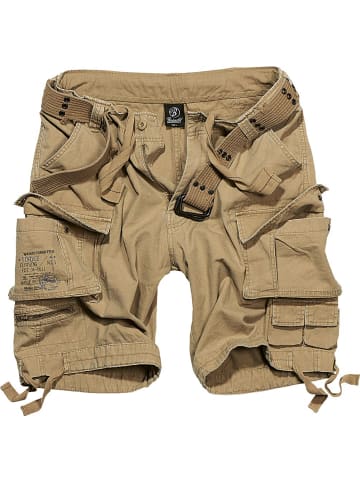 Brandit Short "Savage Vintage Shorts" in Beige