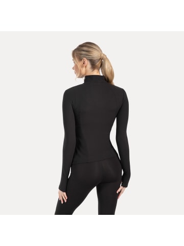 SMILODOX Trainingsjacke Kenna Gold in Schwarz