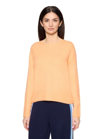 CARTOON Strickpullover mit Rundhalsausschnitt in Canteloupe
