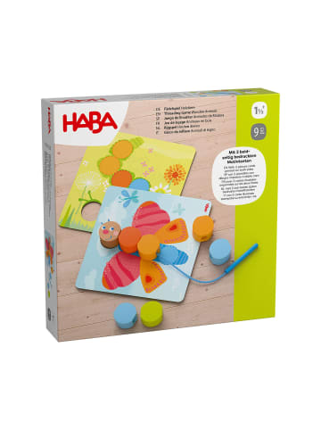 Haba Spiel Fädelspiel Holztiere in mehrfarbig