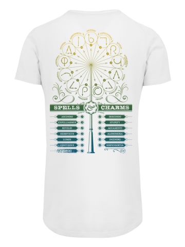 F4NT4STIC T-Shirt Harry Potter Wingardium Leviosa Spells Charms in weiß