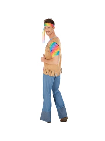 tectake Cooles, buntes Elastik-Jersey-T-Shirt, bunt
