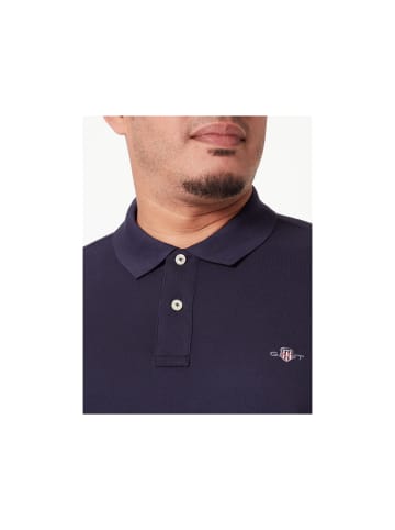 Gant Poloshirt kurzarm für Herren in blau in blau