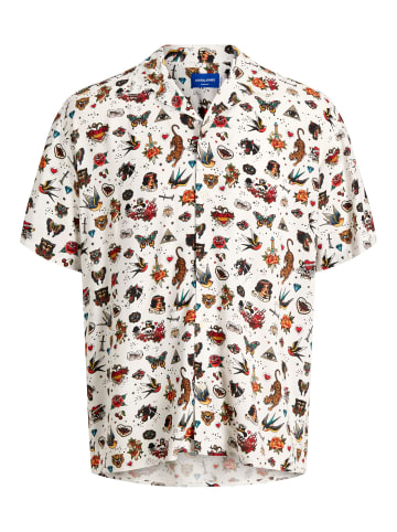 Jack & Jones Hawaii-Hemd in Antique White