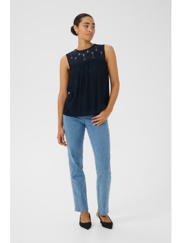 Kaffe Ärmellose Bluse KAciara Regular fit in Black Deep