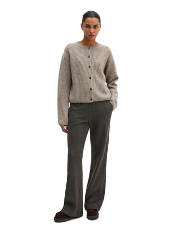 Marc O'Polo Tweed-Cardigan regular in Dark Beige