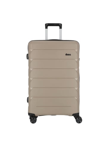 D&N Travel Line 4100 4 Rollen Trolley L 74 cm in taupe