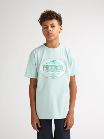 Petrol Industries Bedrucktes Jersey-T-Shirt Nopal in Grün