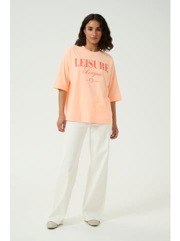 Kaffe T-shirt KAgissa in Peach Nectar