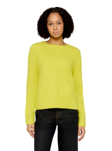 CARTOON Strickpullover mit Rundhalsausschnitt in Neon Yellow