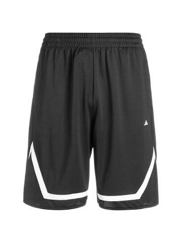 adidas Performance Shorts Pro Block in schwarz / weiß