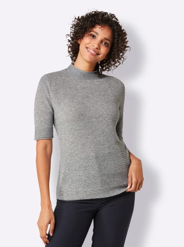 creation L Kaschmirpullover in grau