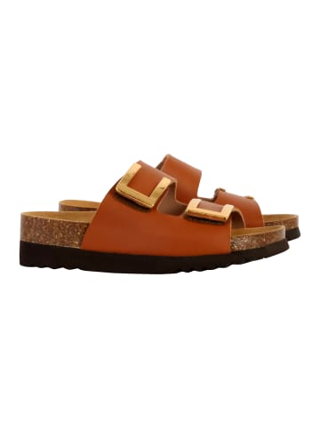 Scholl Monterey 2 Straps – Pantoletten zum Hineinschlüpfen Braun