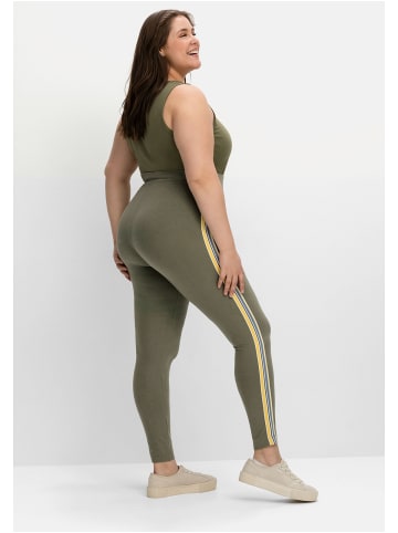 sheego Leggings in khaki