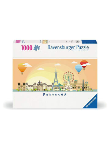 Ravensburger Puzzle 1.000 Teile Erwachsenenpuzzle 1000 Teile - Ein Tag in Paris Ab 14 Jahre in bunt