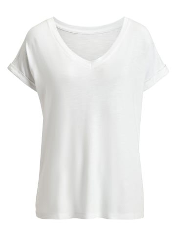 Beach Time V-Shirt in weiß