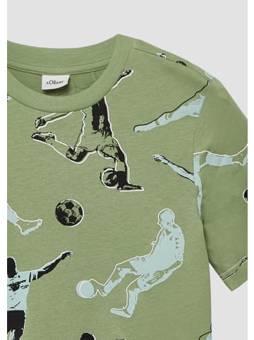 s.Oliver T-Shirt in 72A1_salbeigrün