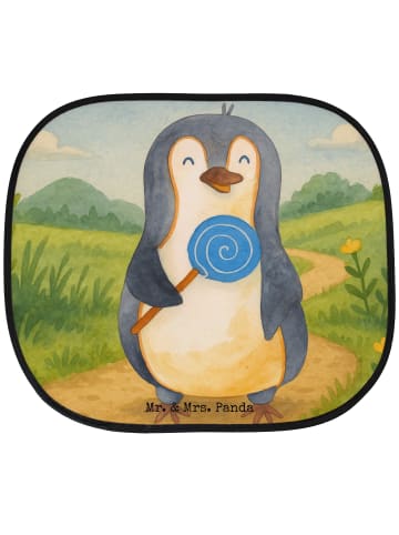 Mr. & Mrs. Panda Sonnenschutz Auto Pinguin Lolli Design ohne Spruch in Weiß