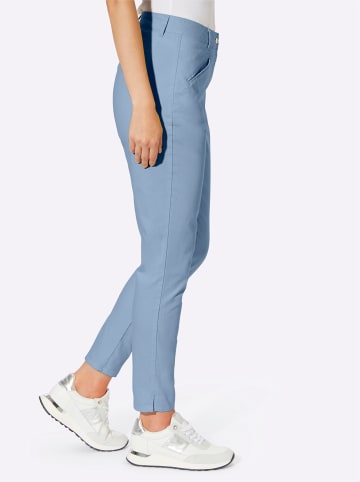 Heine Twill-Hose in bleu