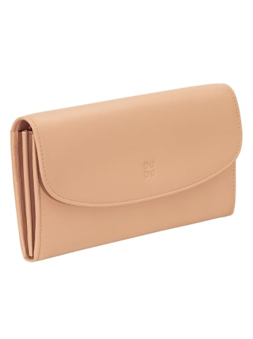 DuDu Gandia Geldbörse RFID Schutz Leder 19 cm puder rosa