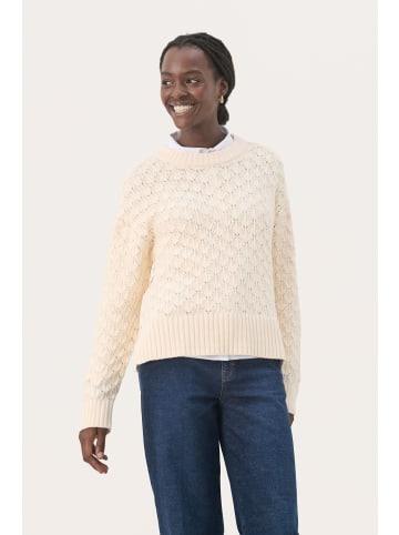 PART TWO Strickpullover PiaclaraPW Gerade Passform in Whitecap Gray