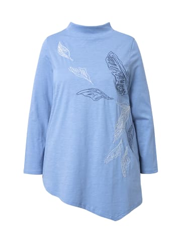 Ulla Popken Longshirt in kornblumenblau